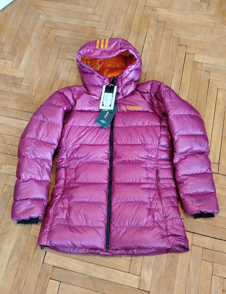 Nová péřová bunda Adidas Terrex Techrock Belay Down parka