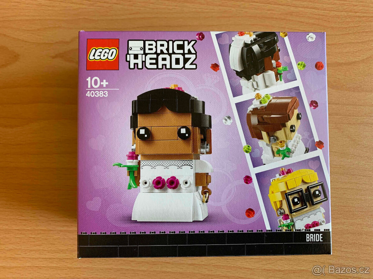 Set Lego BrickHeadz Nevěst a Ženich - 40383 a 40384