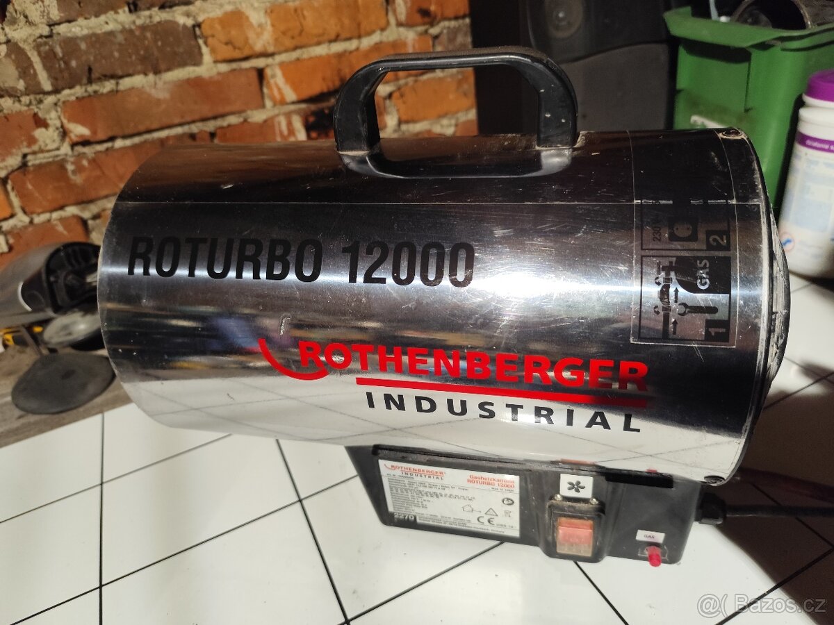 Plynové topidlo Rothenberger ROTURBO 12000
