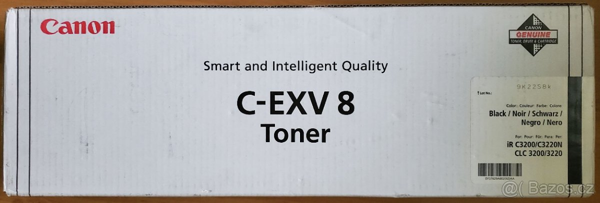 Originální černý toner Canon C-EXV 8
