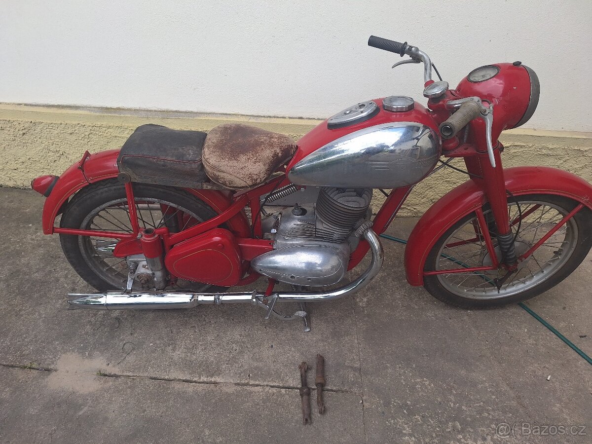 Jawa 250 pérák