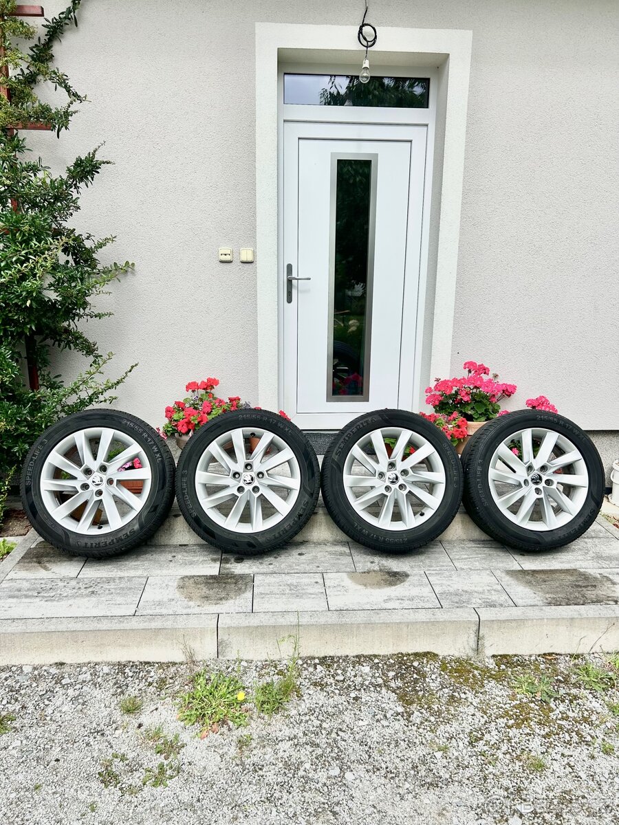 Kola originální Škoda Stratos R17 letní