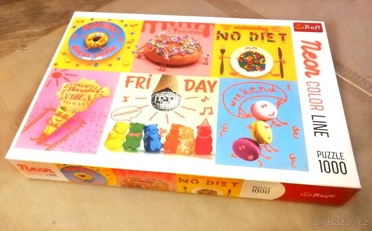 Puzzle Sweets Neon Color Line 1000
