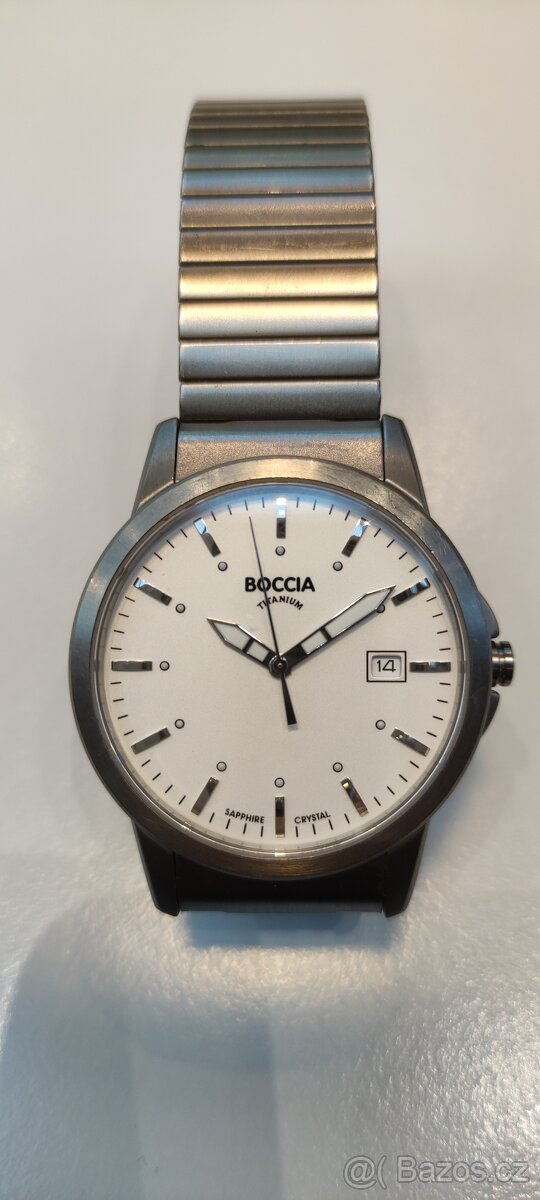 Náram.hodinky(vše z titanu)Boccia-NOVÁCENA 499Kč