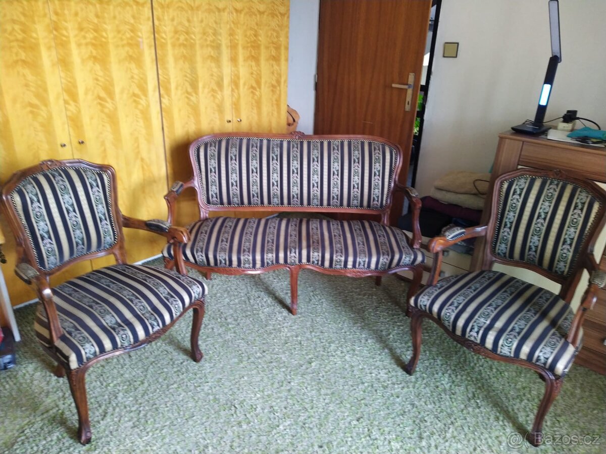 Starožitná sedací souprava