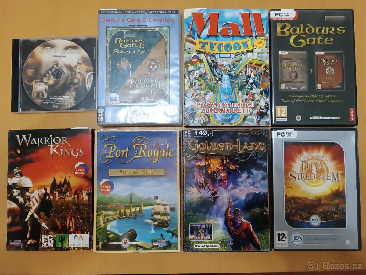 Hry na PC originál 9 ks - (už jen 6x)