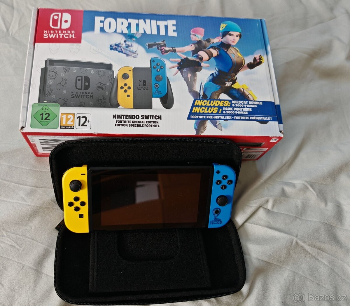 NINTENDO SWITCH LIMITOVANÁ FORTNITE EDICE + HRY