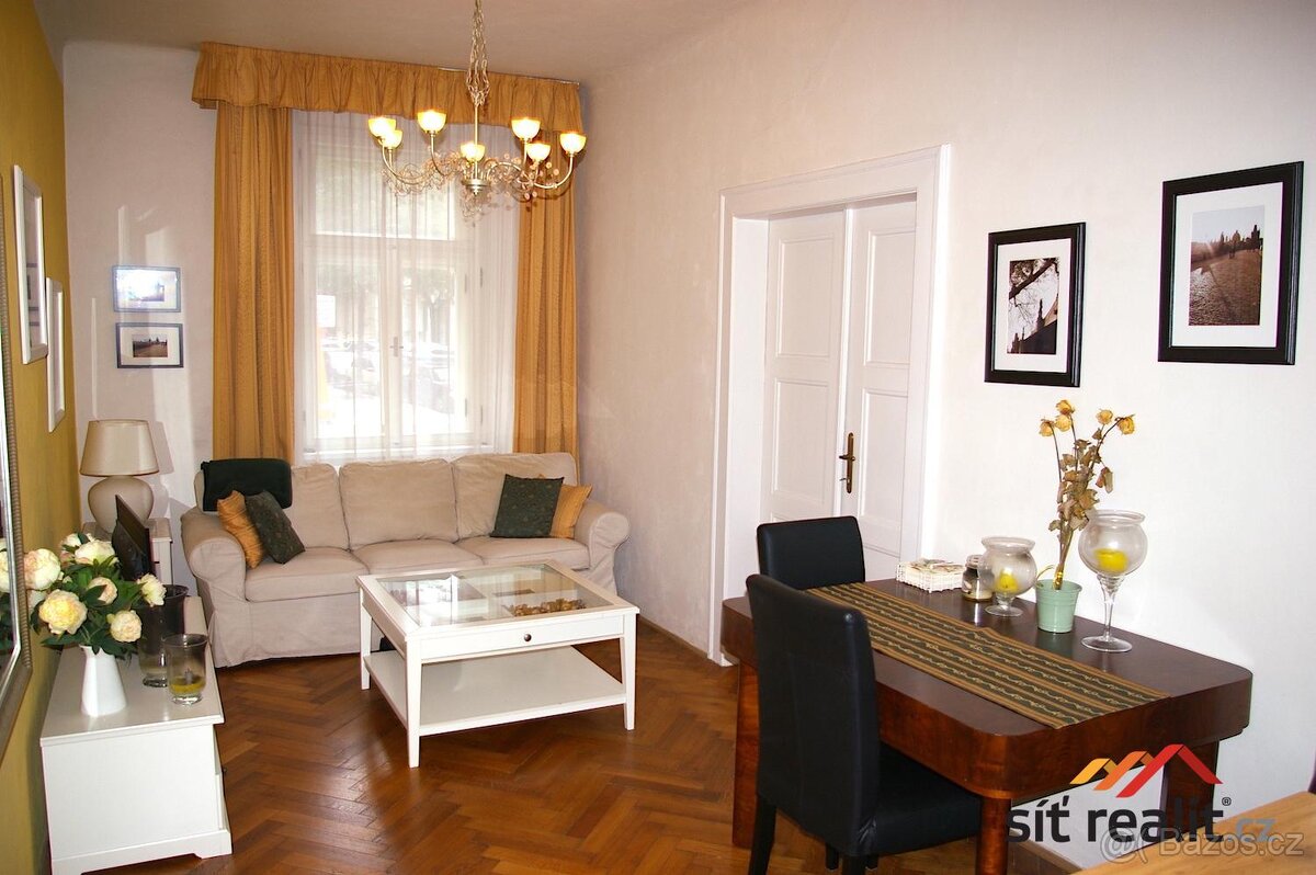 Pronájem byt 2+kk, 41m2, Praha 3 Vinohrady, po rekonstrukci,
