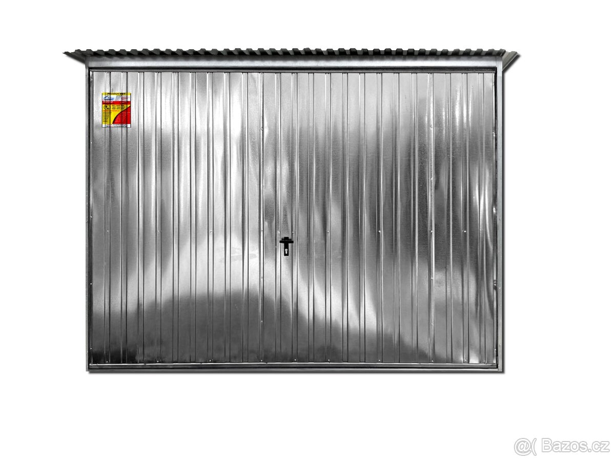 Plechová garáž SUPERSTAL 3X5 výklopná brána