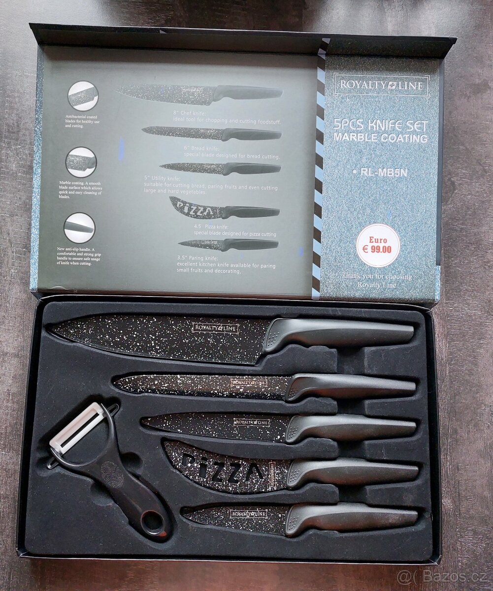 Dárková sada nožů.