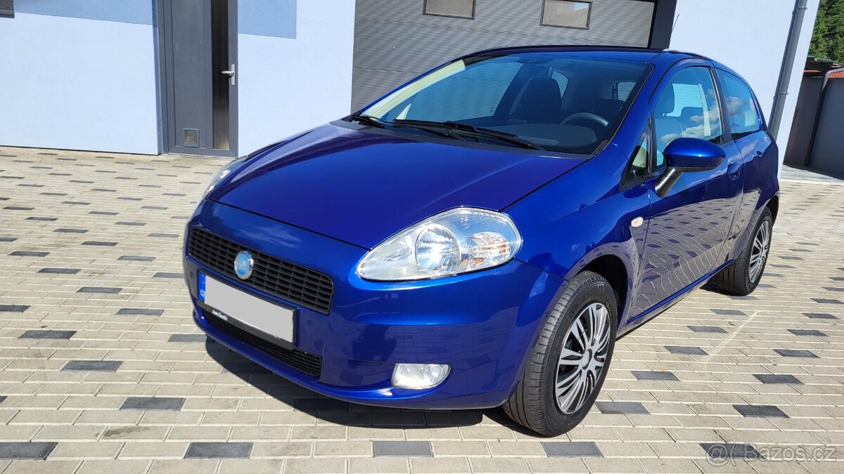 Fiat Punto III 1,4i - 57kw. SLUŠNÝ STAV - STK+EM do: 11/2026