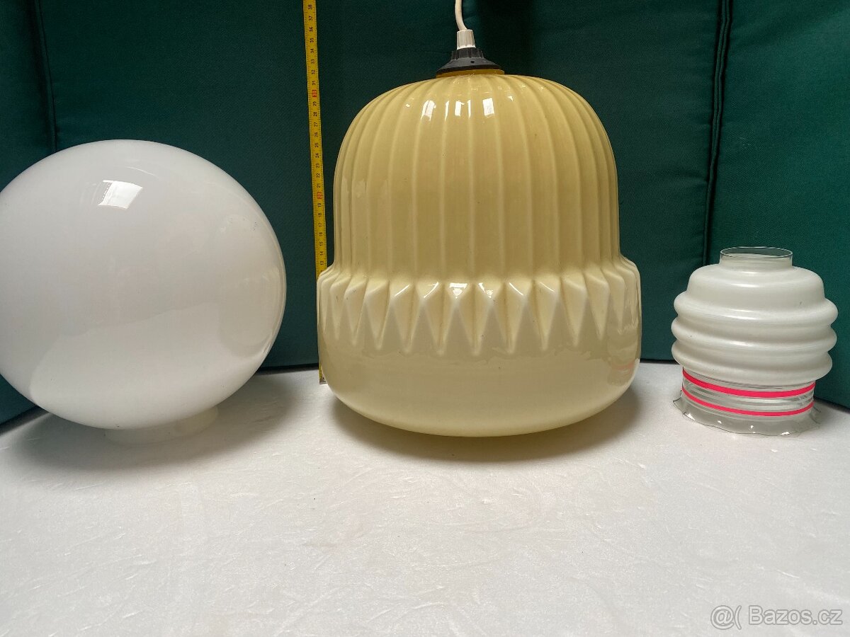 kryty na lampy – retro sada 3 kusů