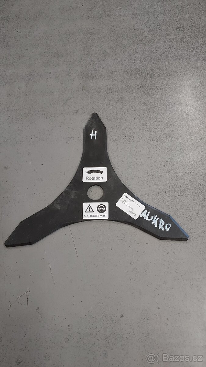 Travní nůž 3-zuby, Husqvarna