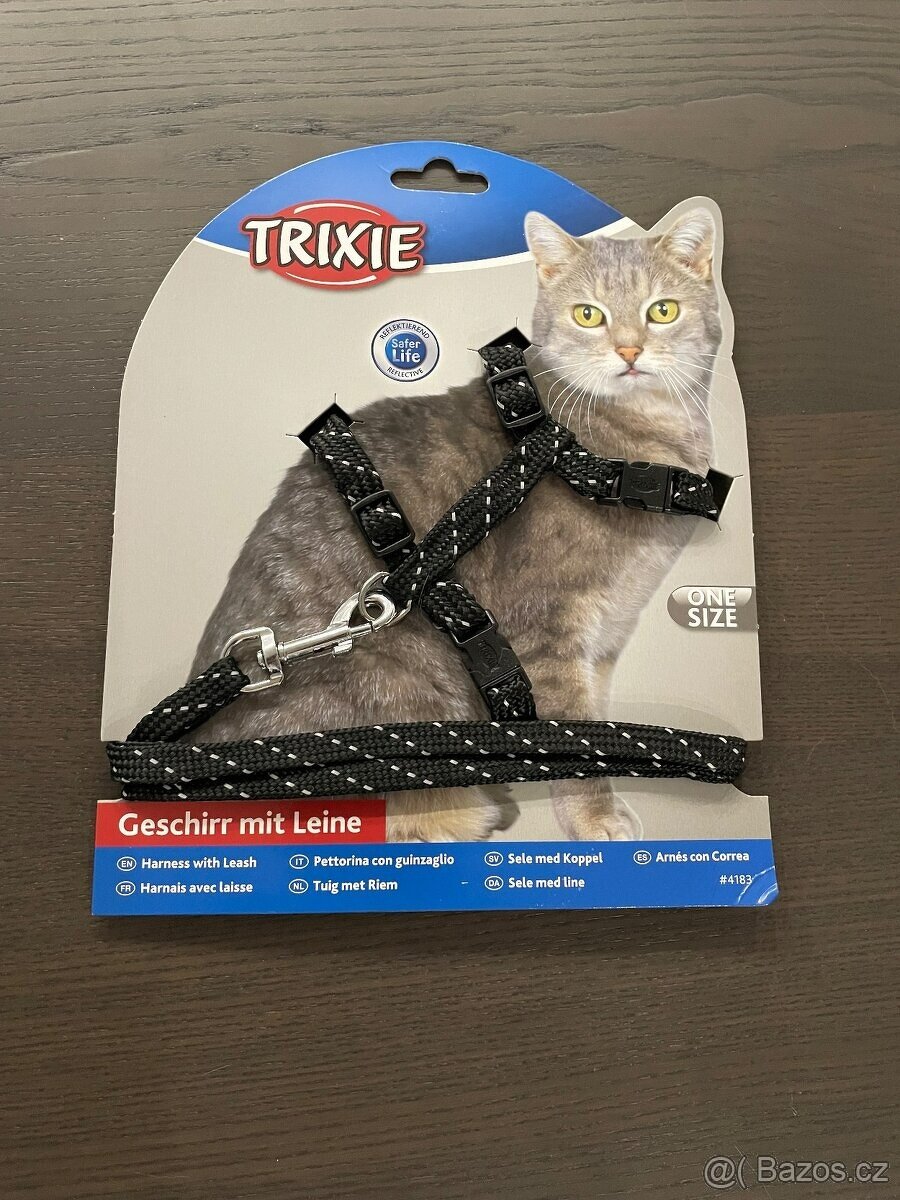 Nabízím postroj pro kočku + podložky