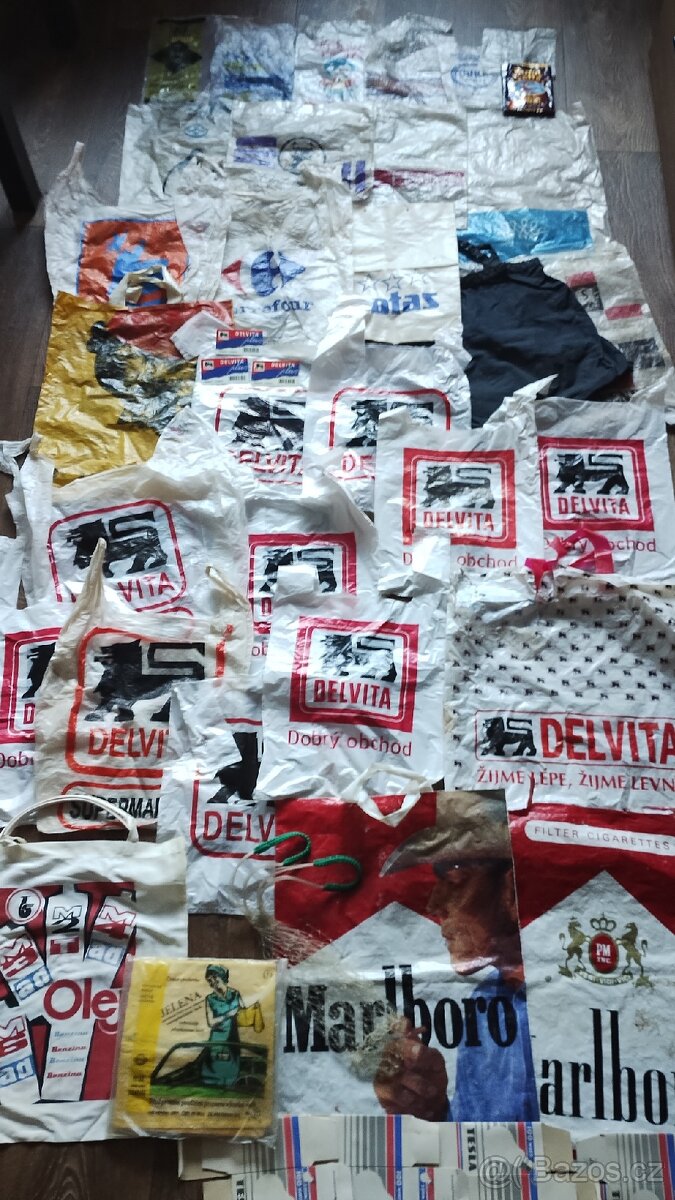 Igelitové tašky a sáčky -retro