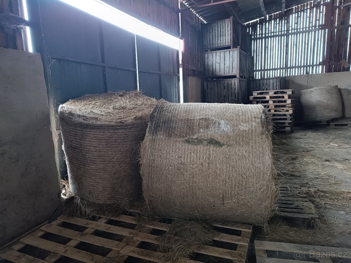 Seno kulaté balíky