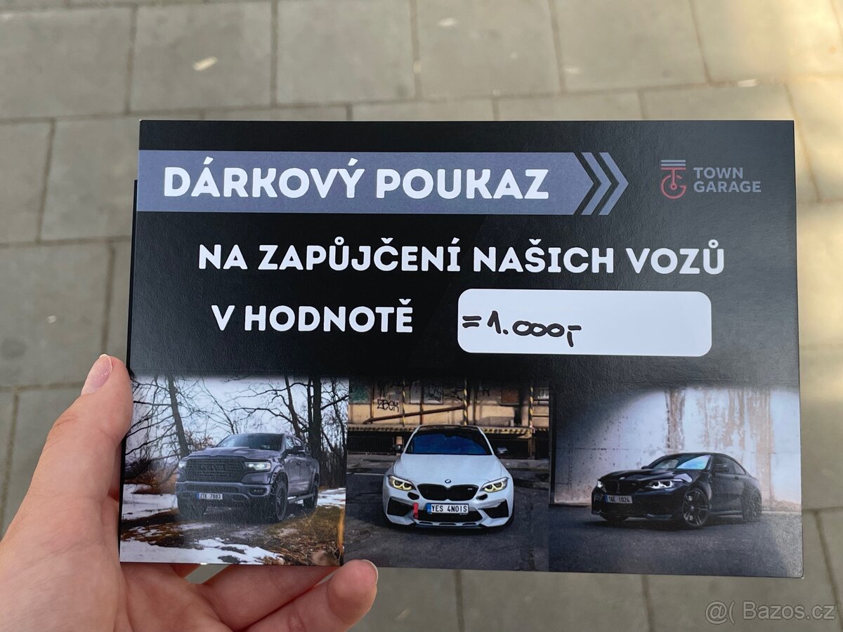 Dárkový poukaz TOWN GARAGE