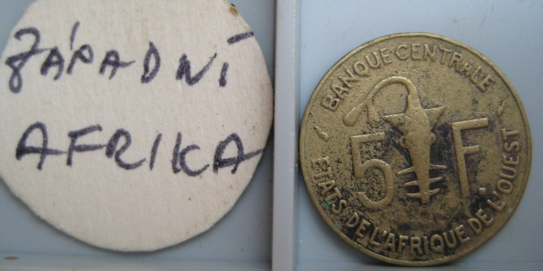 Západní Afrika 8 mincí