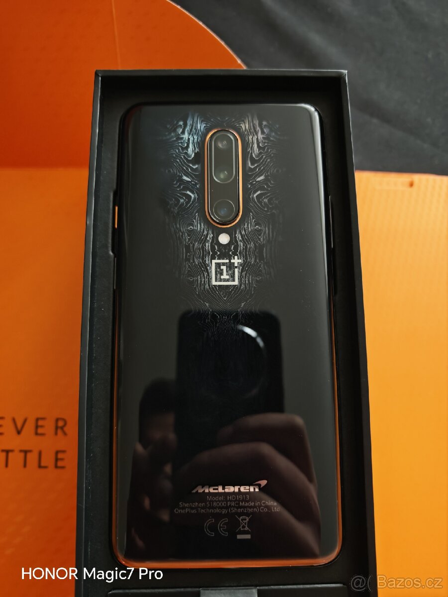 OnePlus 7T PRO McLeren 12GB/256GB - kompletní balení