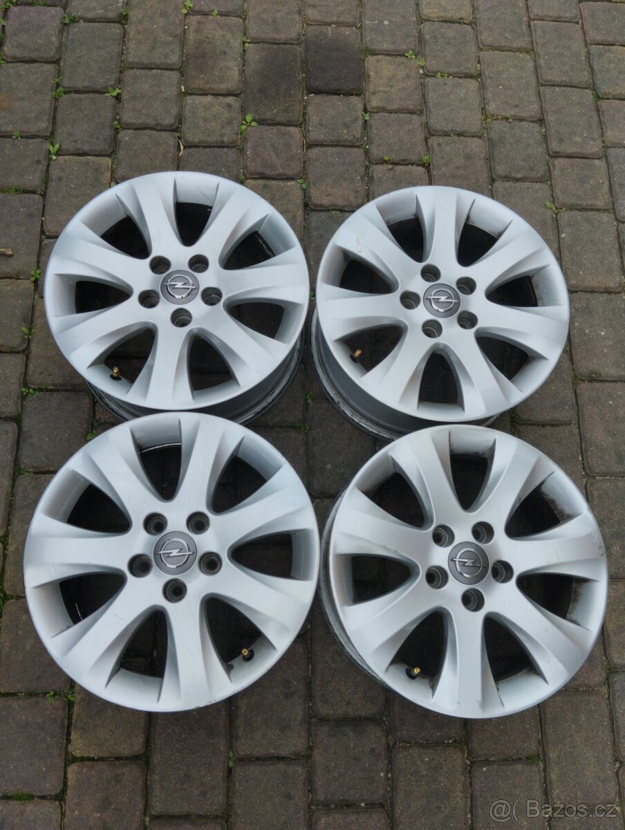 ALU SADA OPEL 5X110 R16 VČETNĚ TPMS