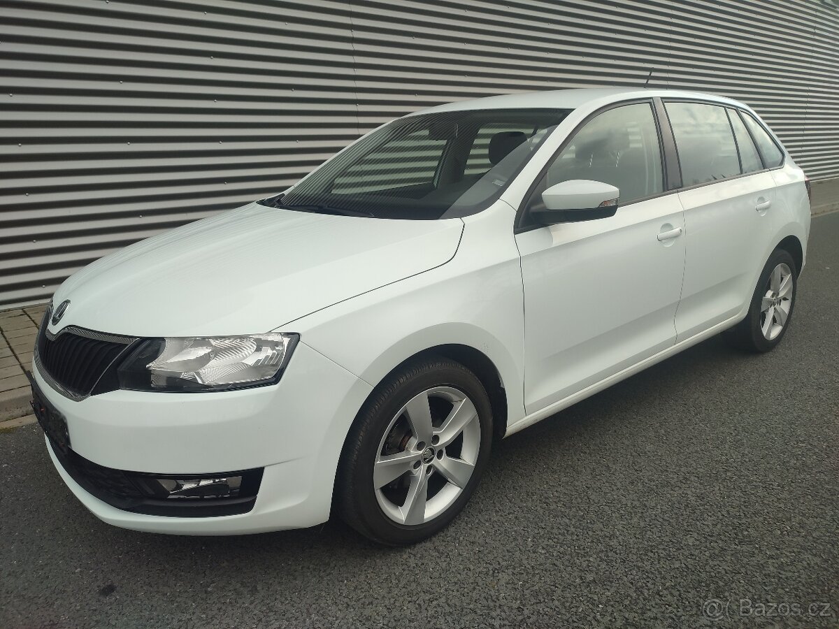 2018 Škoda Rapid Spaceback 1.0 TSI 38400 km,1.maj , vyhř.sed