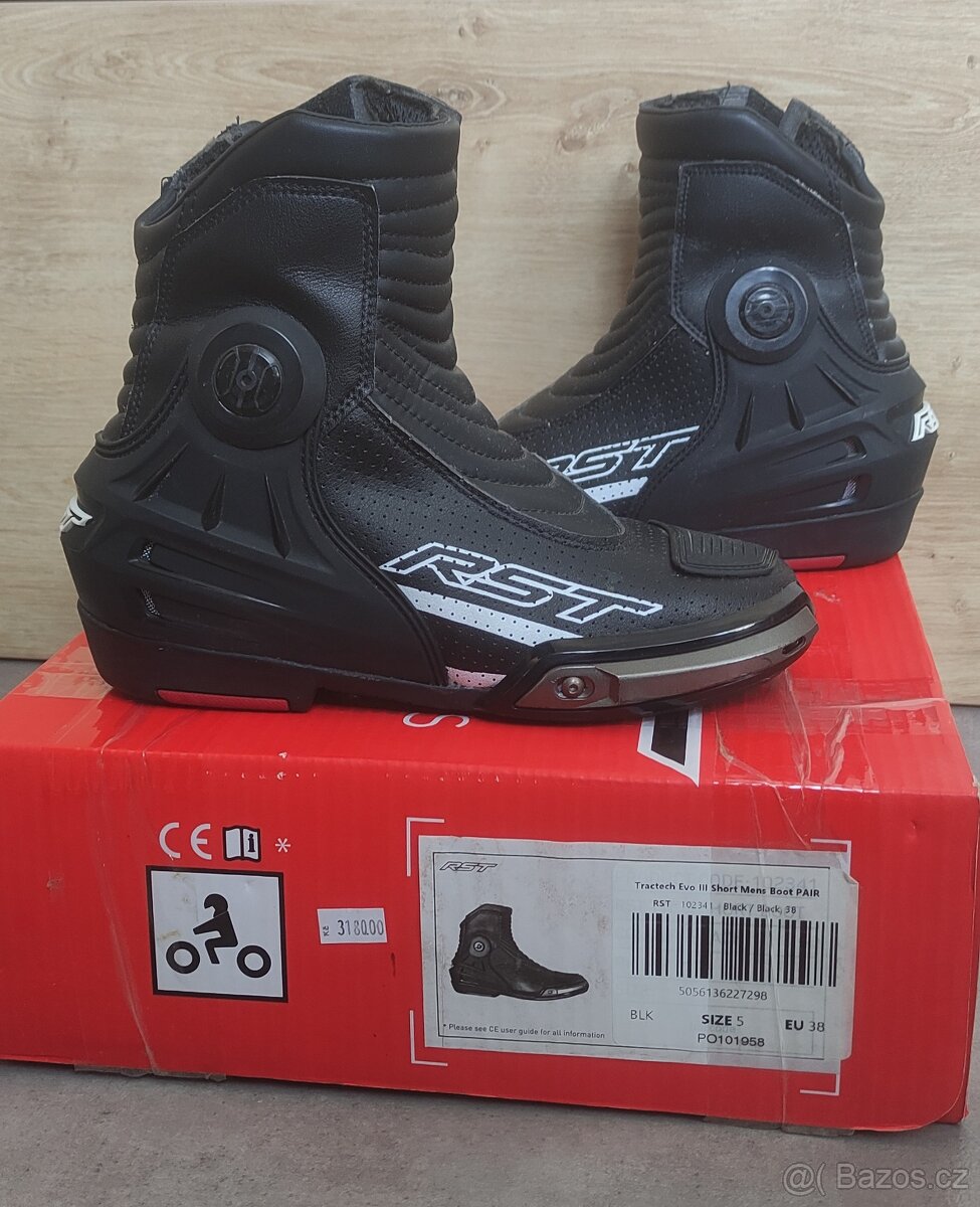 dámské moto boty RST Tractech Evo III vel. 38/5 - ZADÁNO