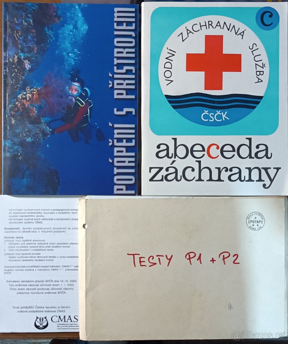 Kniha Potápění s přístrojem