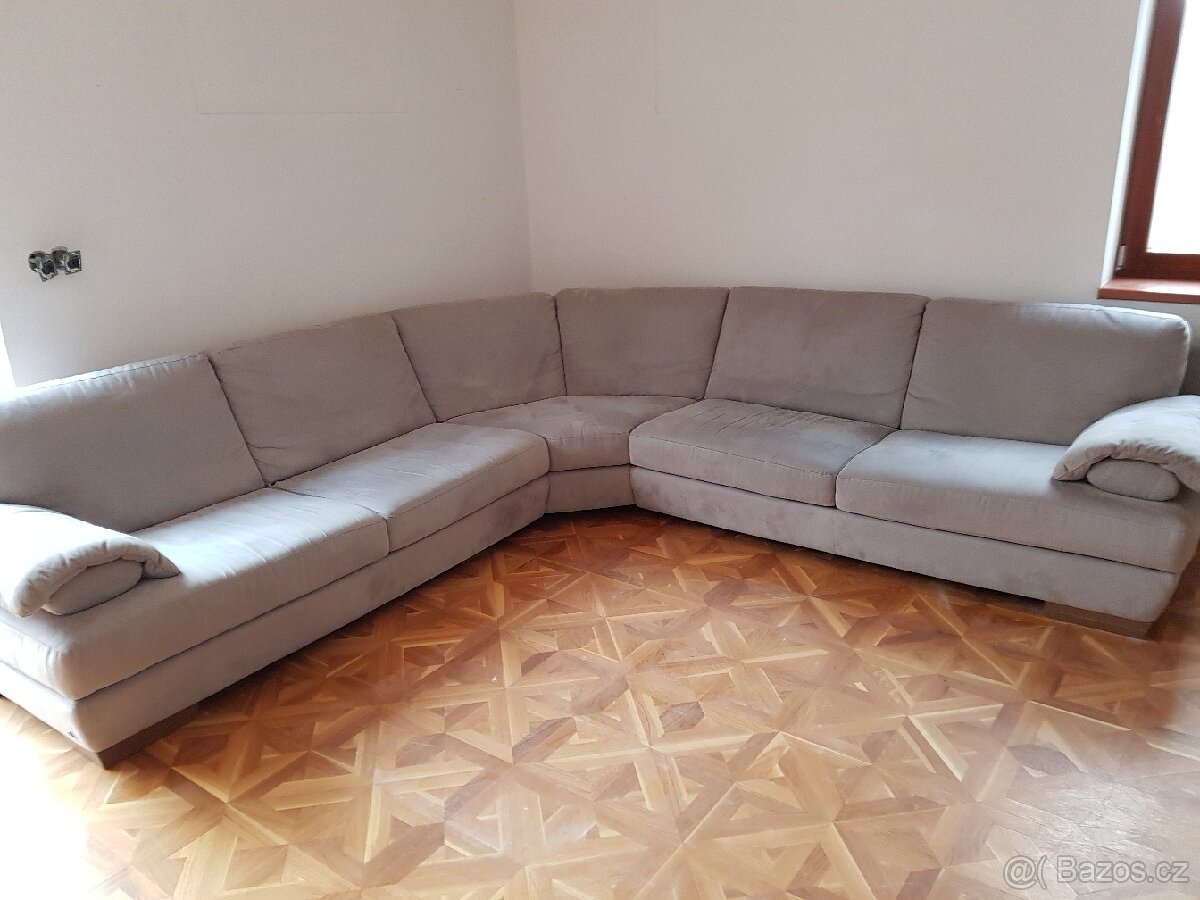 Prodám rohovou sedačku Natuzzi