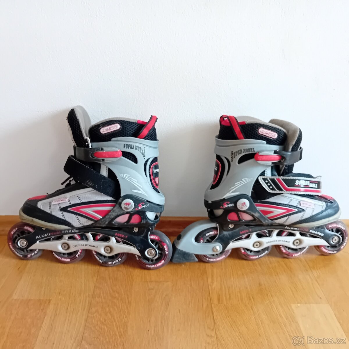 Inline juniorske brusle Sport Well ABEC 7, vel. 35-38