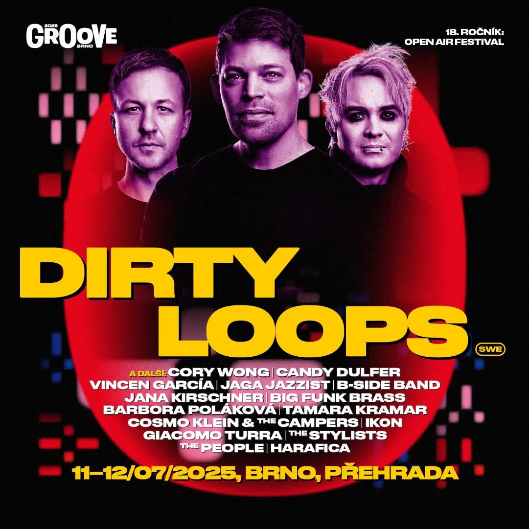 Groove Brno - 11.-12. 7.2025 - Nabízím 2 dvoudenní vstupenky