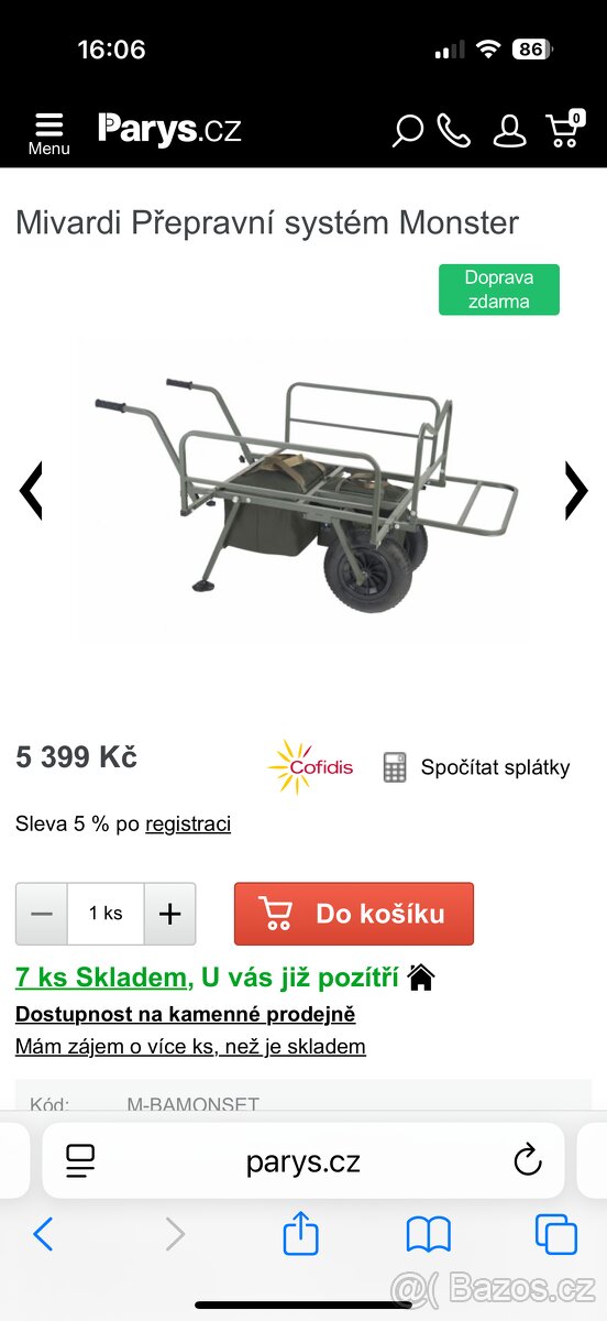 Vozík Mivardi monster