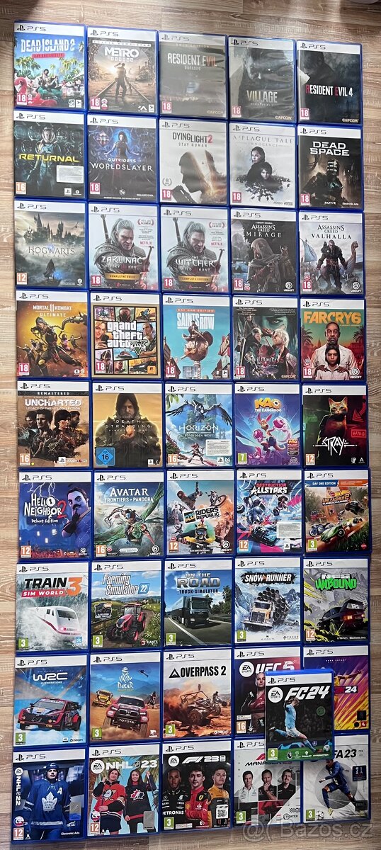 Hry PS5 od 200 do 500 a výše