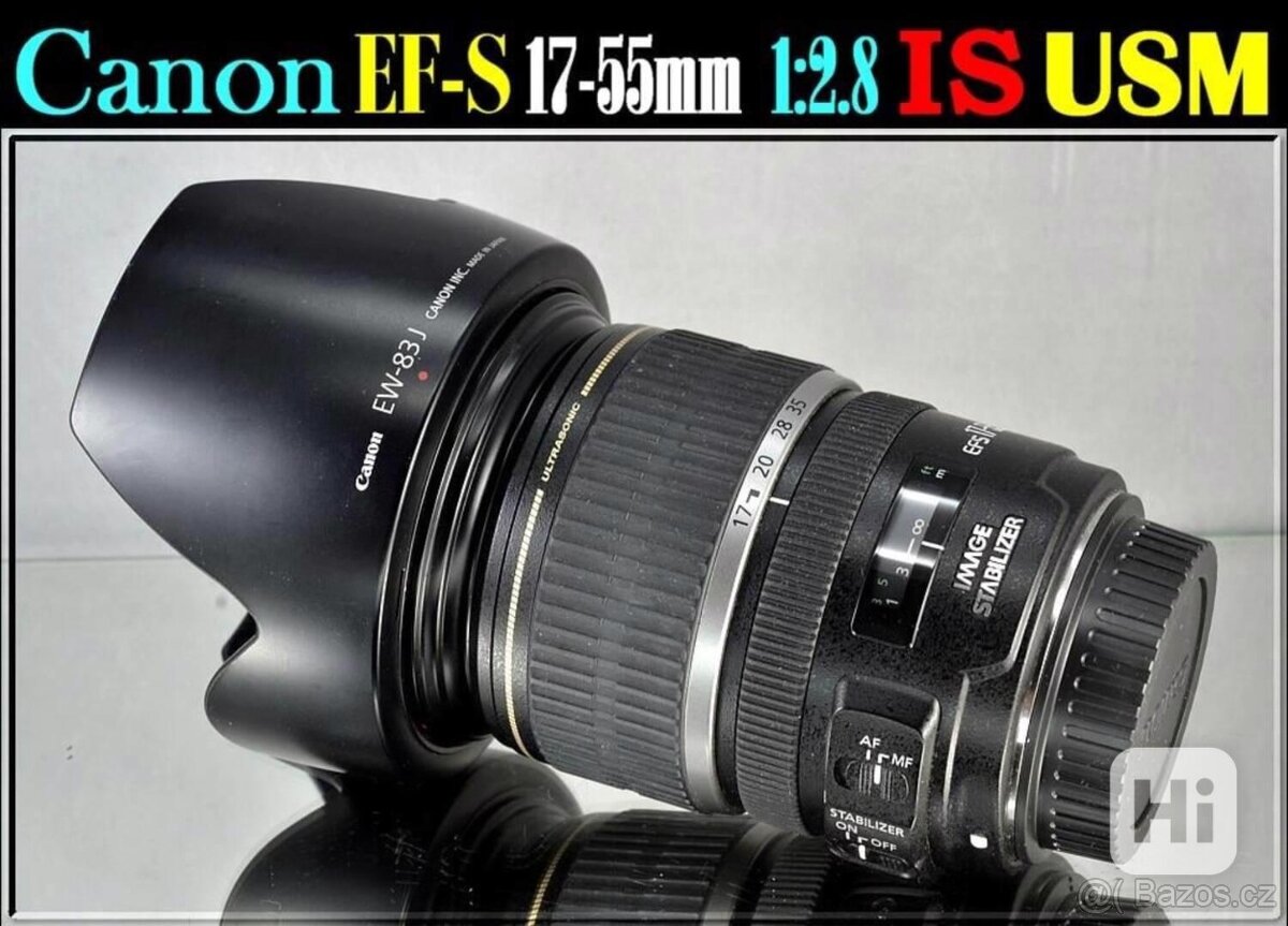 Canon EF-S 17- 55mm f/2.8 USM IS 1:2.8APS-C Zoom