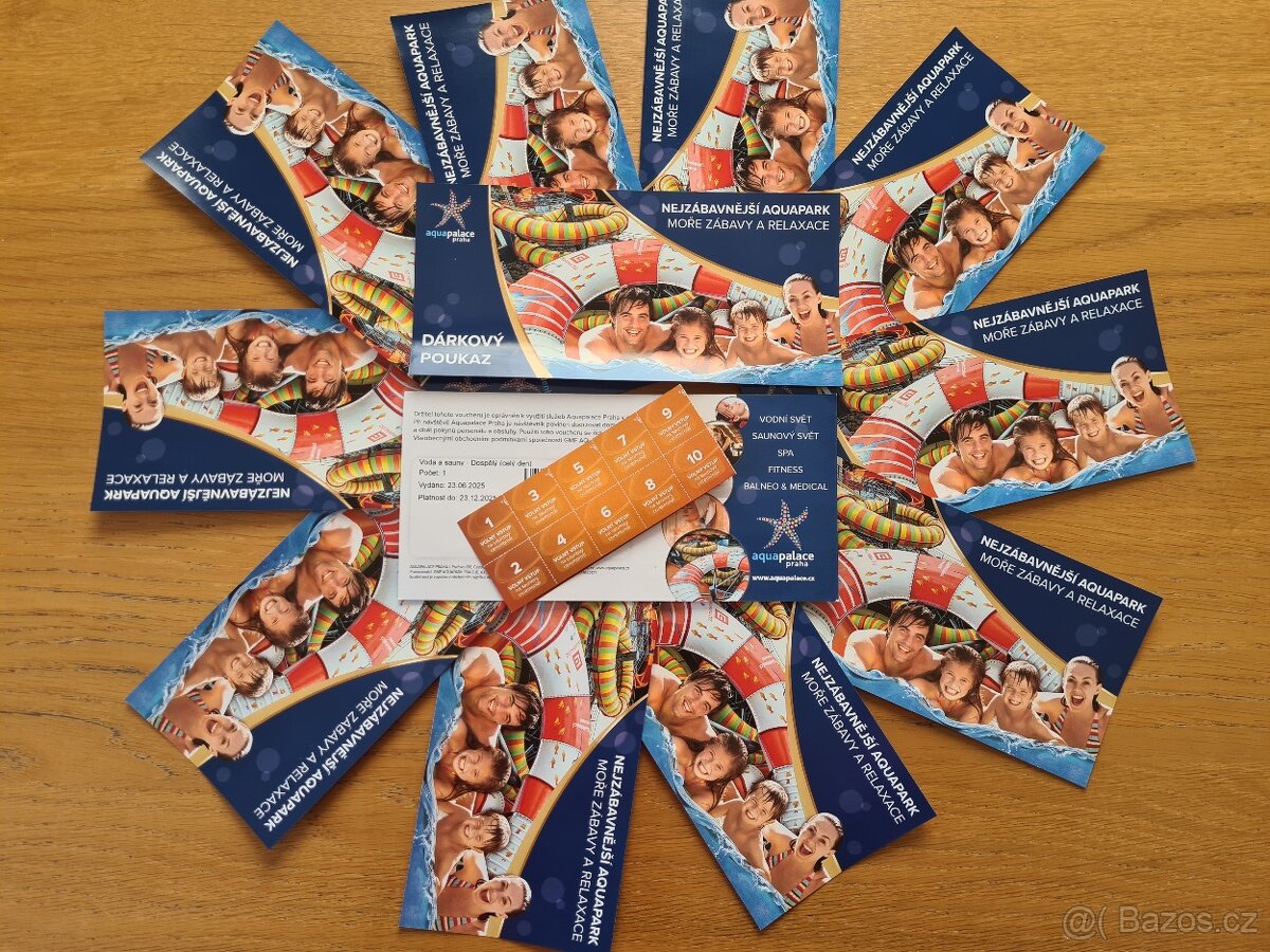 Vstup do Aquapalace Čestlice, vodní i saunový svět + bonus