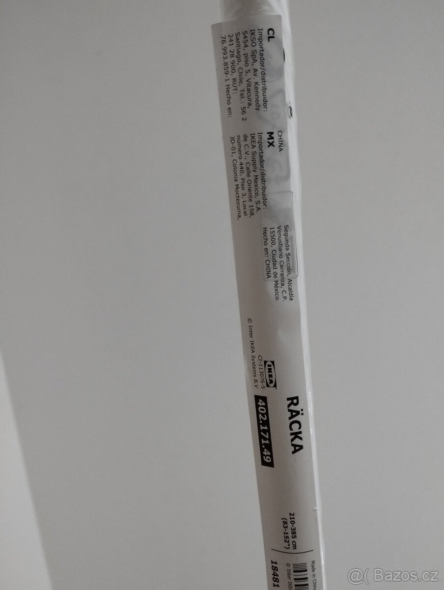 Tyč na závěsy ikea