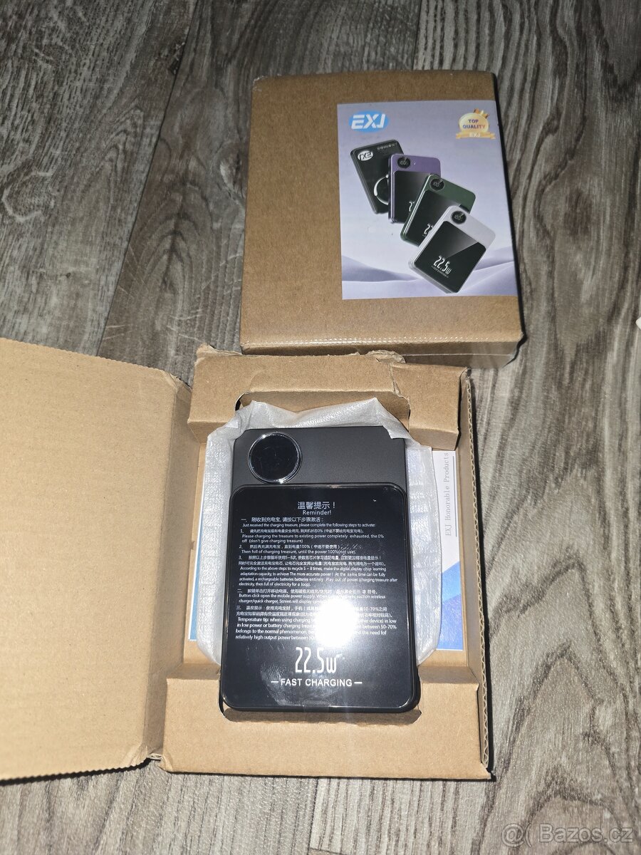 BEZDRÁTOVÁ MAGNETICKÁ POWER BANKA 10000mAh je ideálním řešen