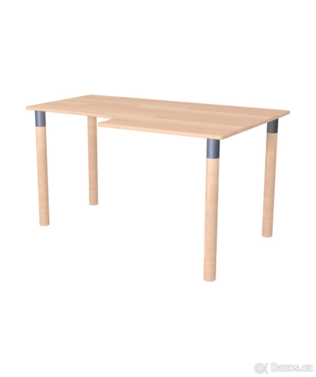 Psací stůl ERGO maxi buk cink Domestav