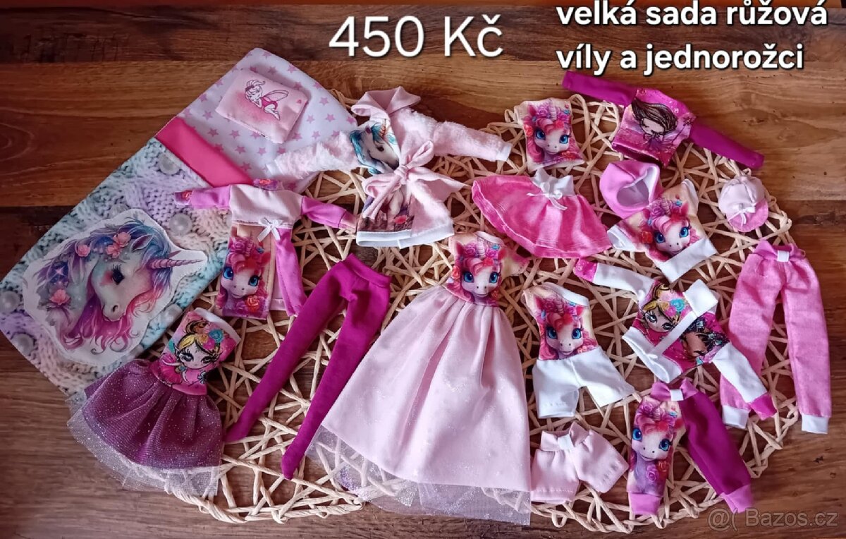 Barbie Sady oblečků jednorožci a koně