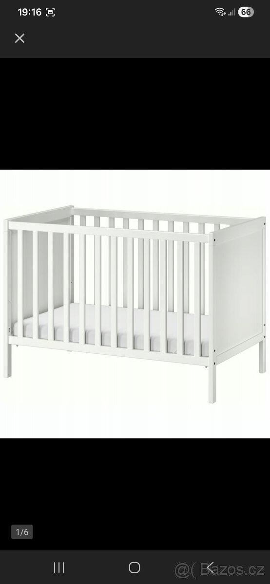 Dětská postýlka Sundvik