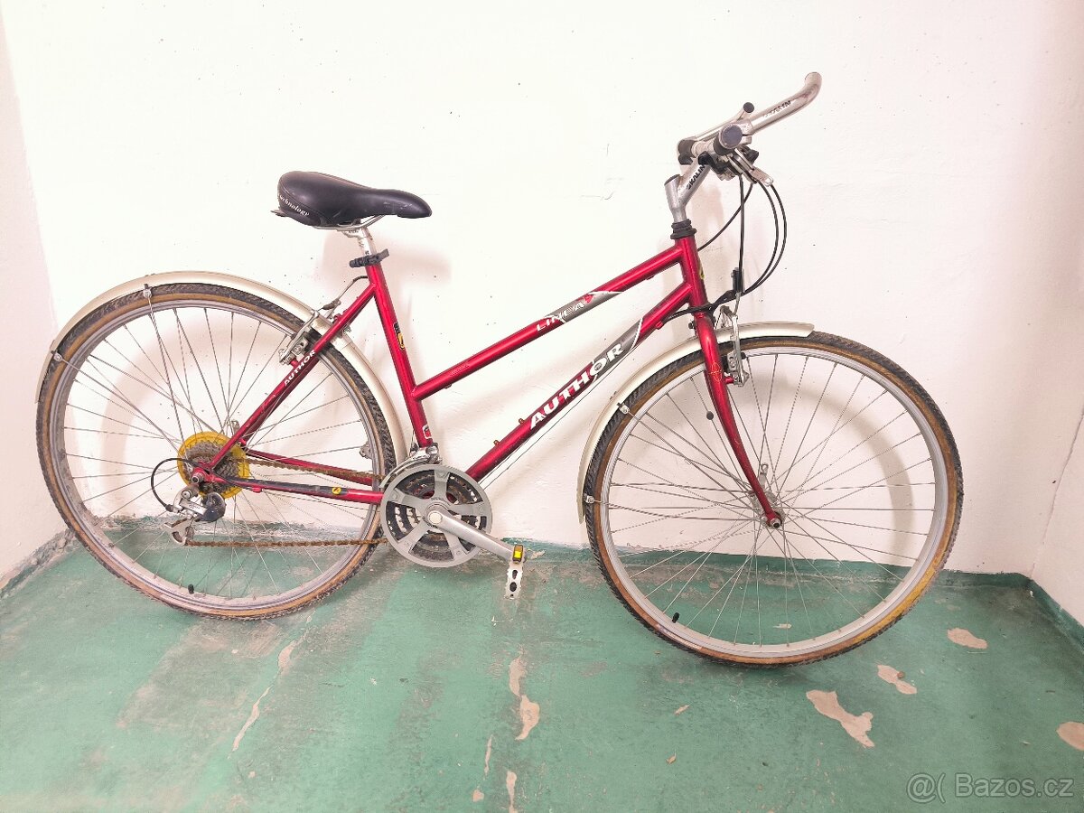 Dámské kolo Author Linea na 160-175 cm