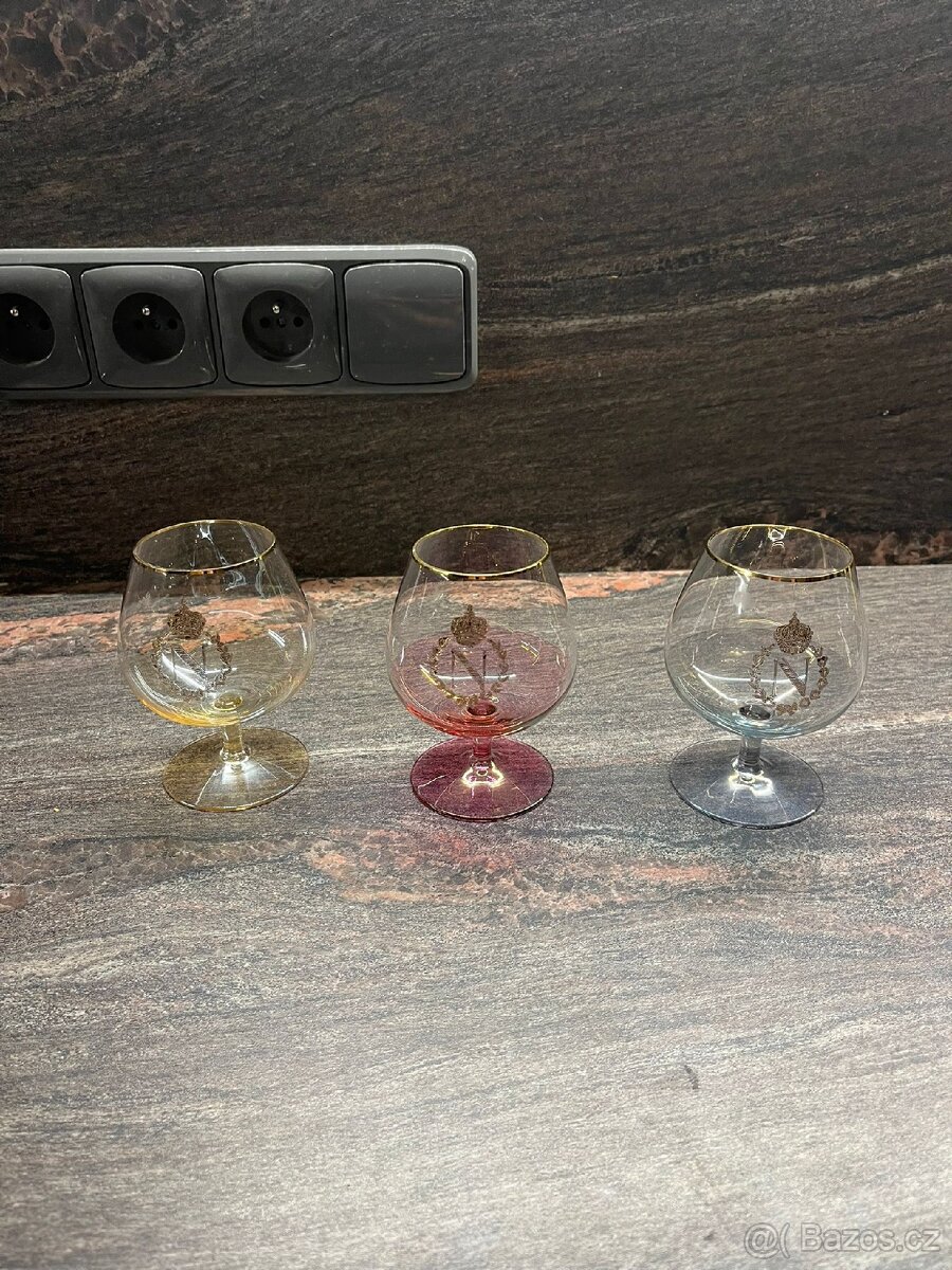 Skleničky napoleonky 3ks