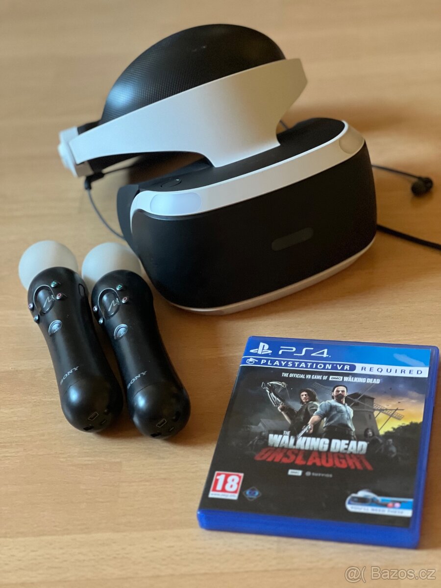 Sony PlayStation VR V1 + 2x PS Move + PlayStation 4 Camera