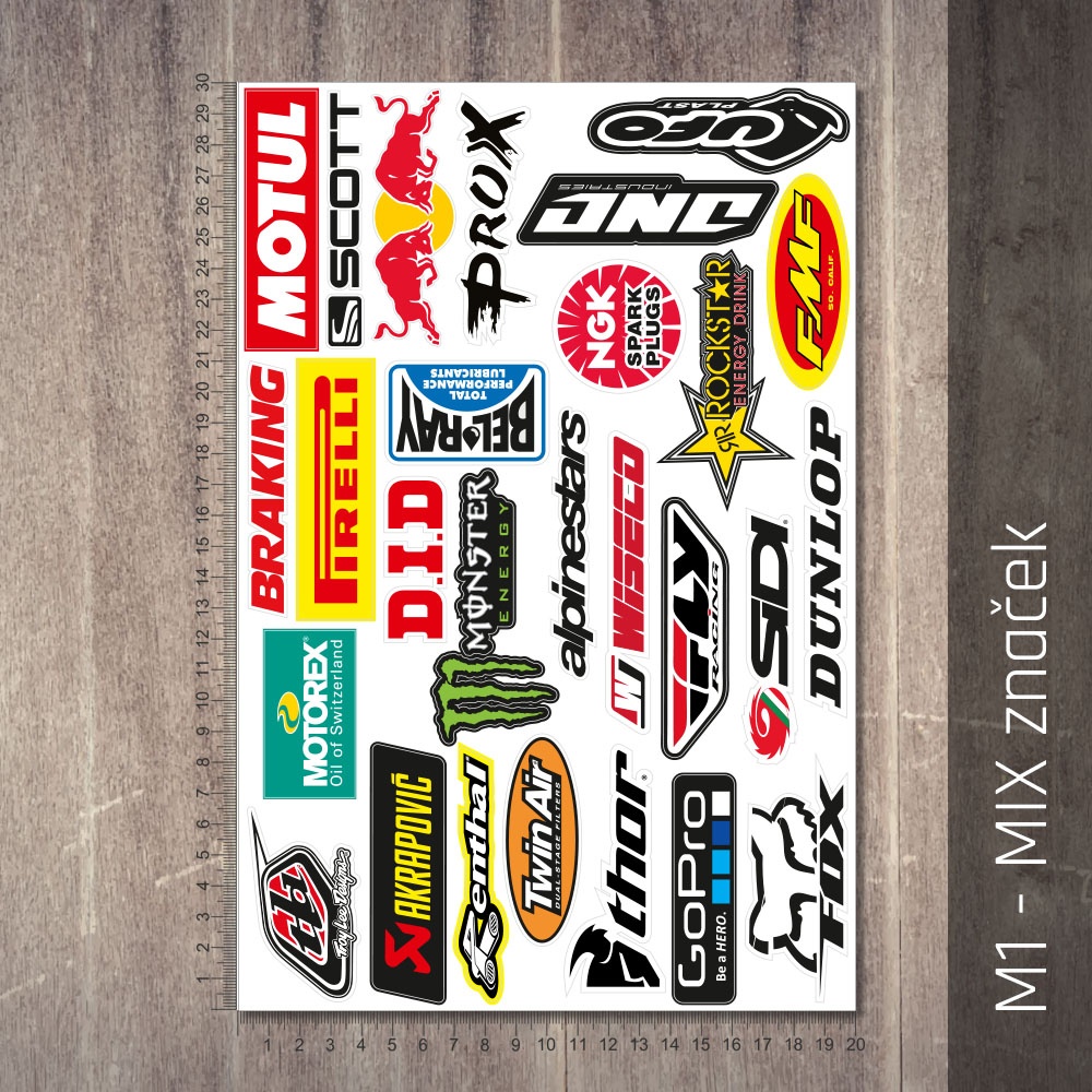 Samolepky Mix Arch 20x30 cm