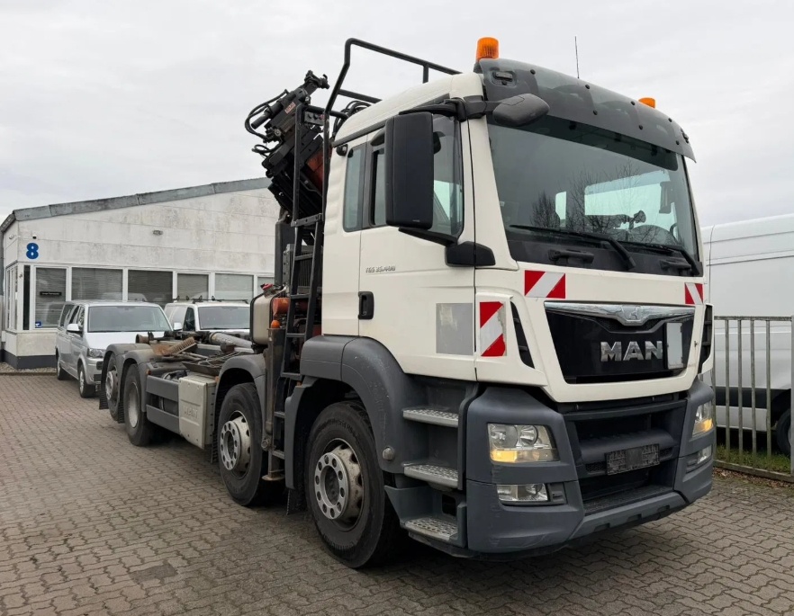 9588 - MAN TGS. 35.400 - 8x2 – Nosič kontejnerů + HR-ATLAS 1