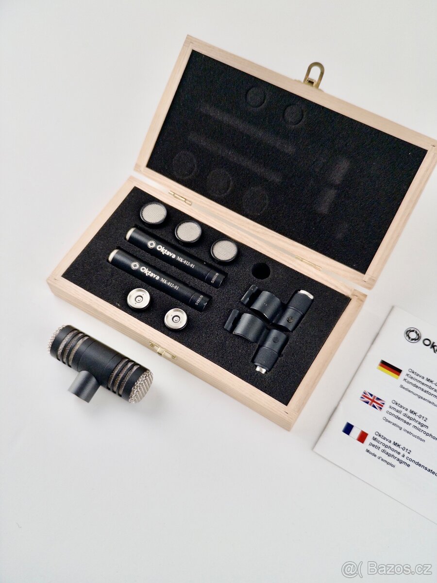 Oktava MK-012 (stereo) 2x cardioid, 1x hyper-cardioid, Fig-8