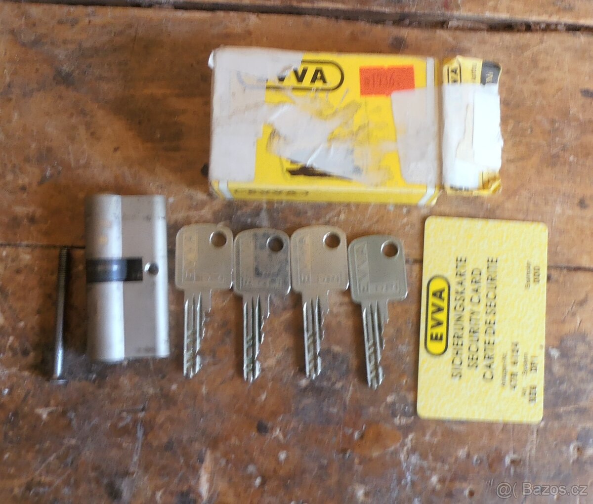 bezpečnostní vložka do zámku EVVA