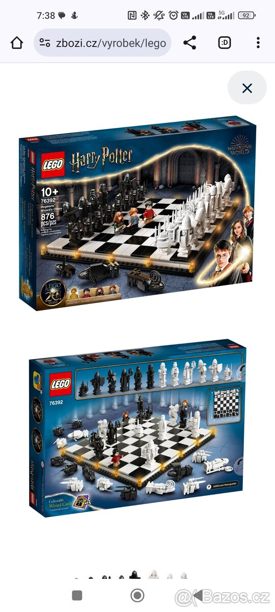 Lego Harry Potter Sach