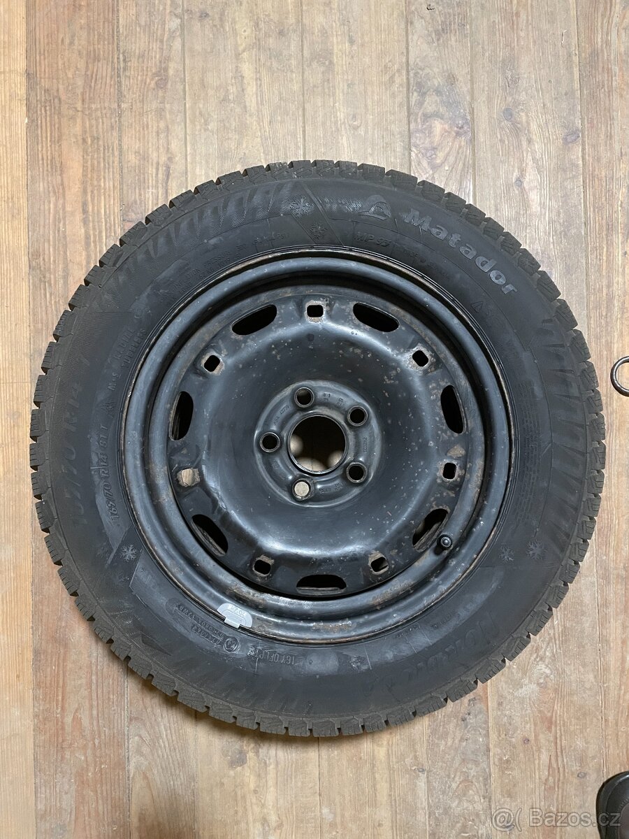 Zimní sada kol 165/70 R14