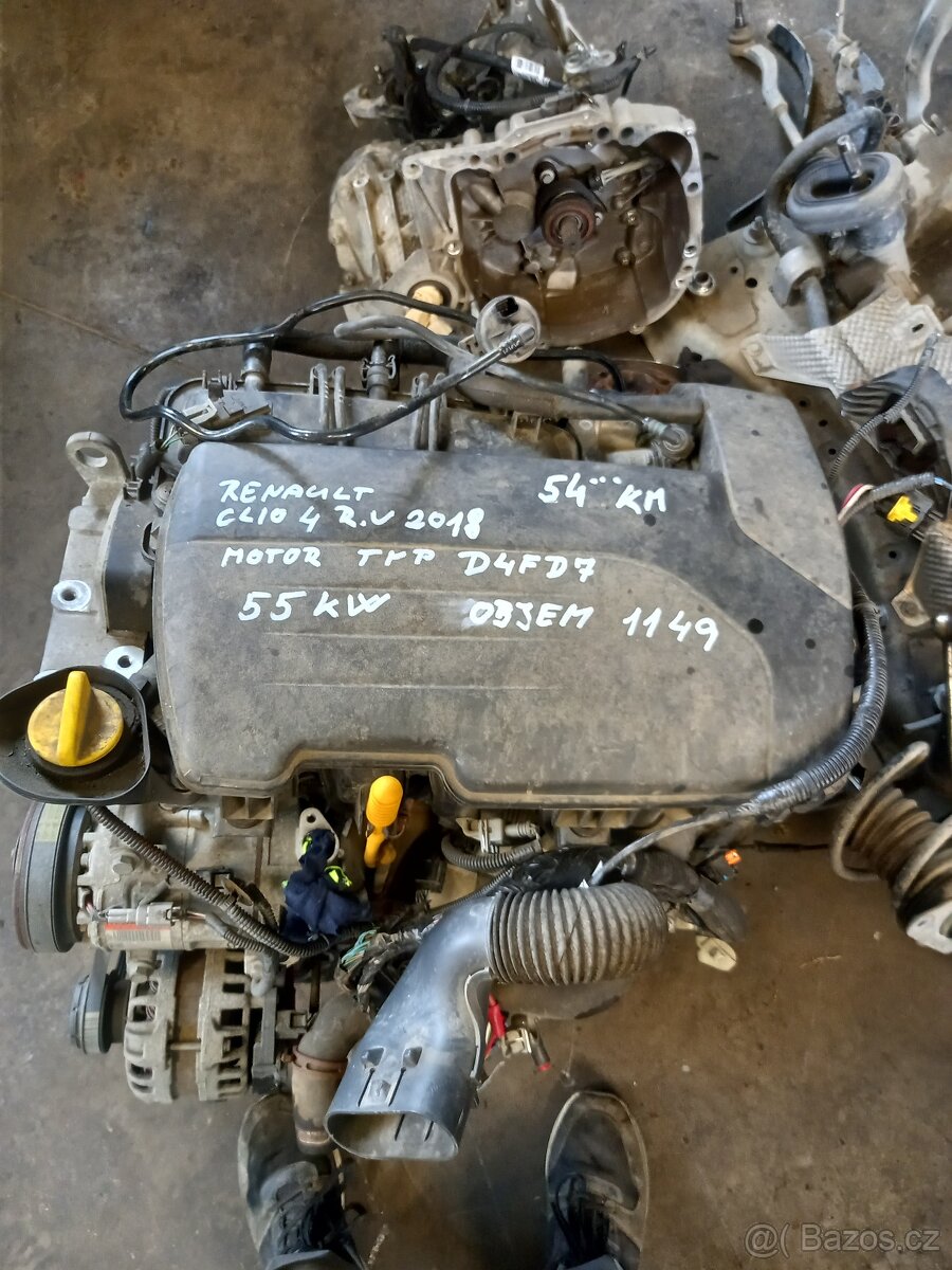 Prodám motor na Renault clio 4 R.V 2018