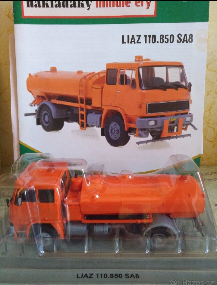 Liaz 110.850 SA8 1:43 Kultovní náklaďáky Deagostini